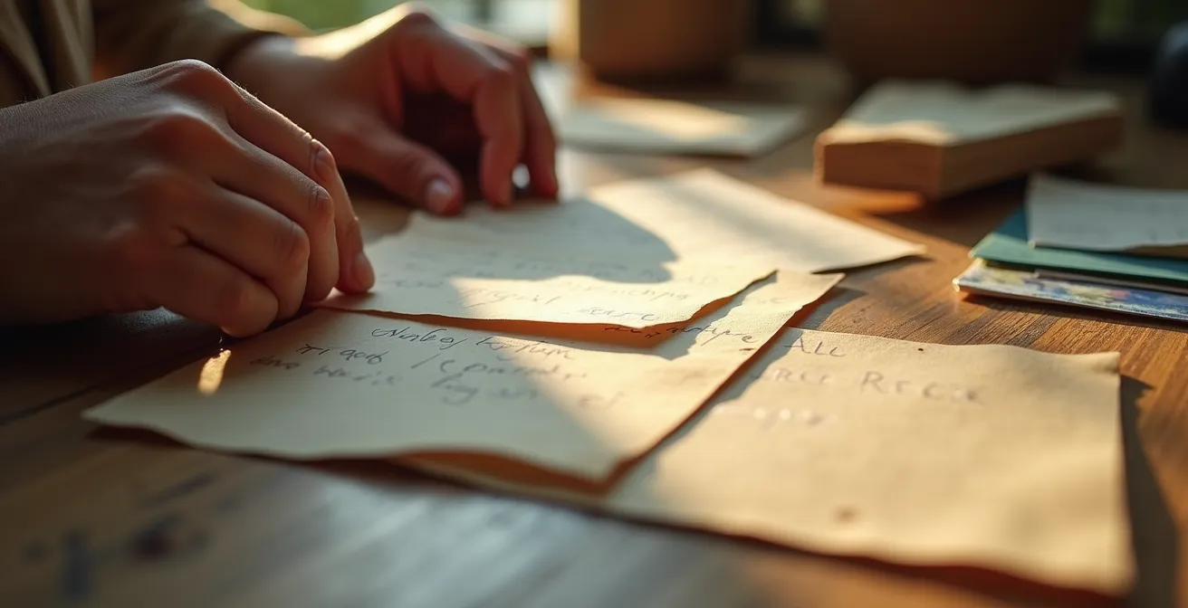 Arbeitsplatz eines Fotografen während der Crowdfunding-Kampagnen-Vorbereitung