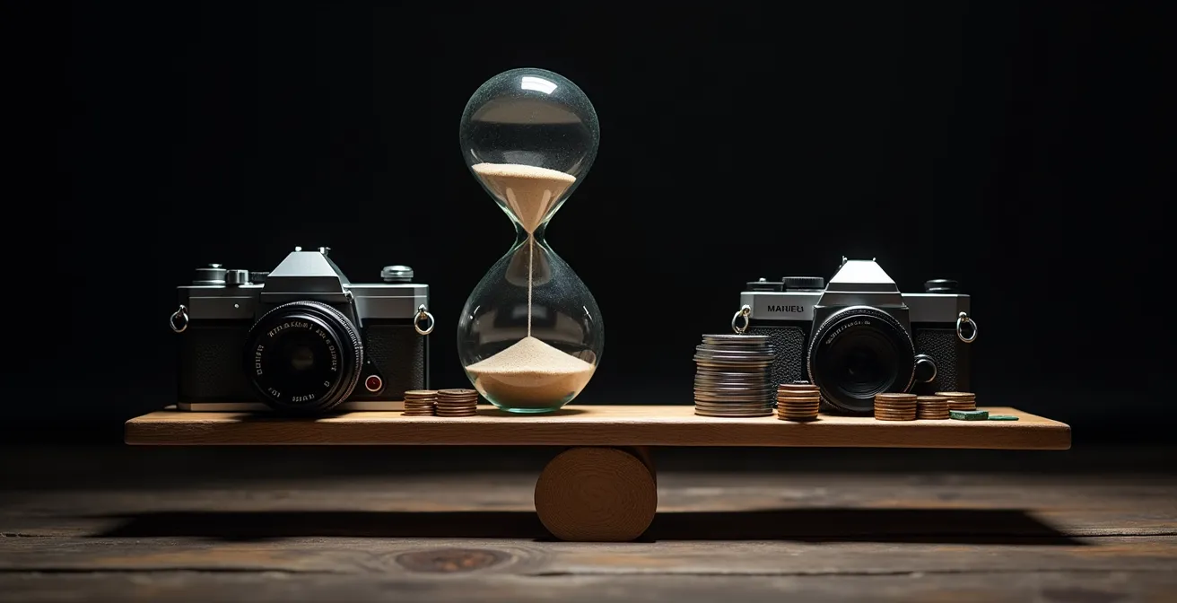 Visualisierung eines 5-Jahres-Finanzplans für Fotojournalisten