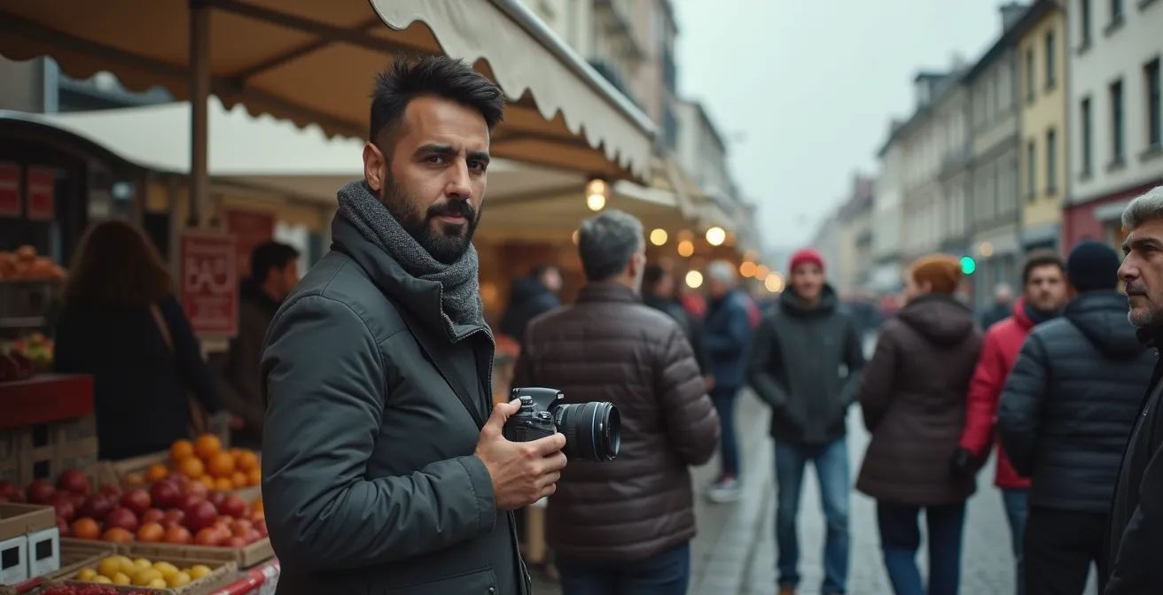 Fotograf mit Migrationshintergrund dokumentiert Alltagsleben in einem Berliner Kiez